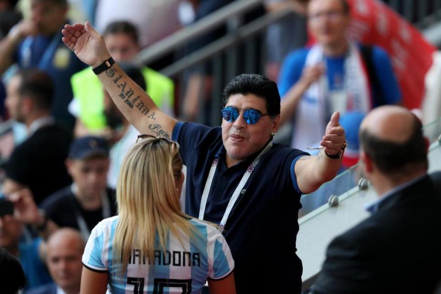 Argentinanın uduzmasına Maradonanın reaksiyası