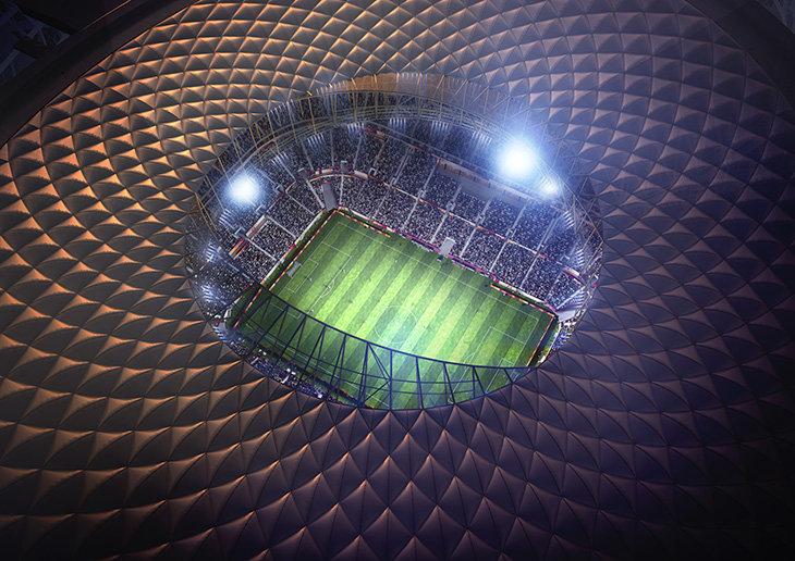 Qətər DÇ-2022-nin əsas stadionunun layihəsini təqdim etdi -  Şəkillər