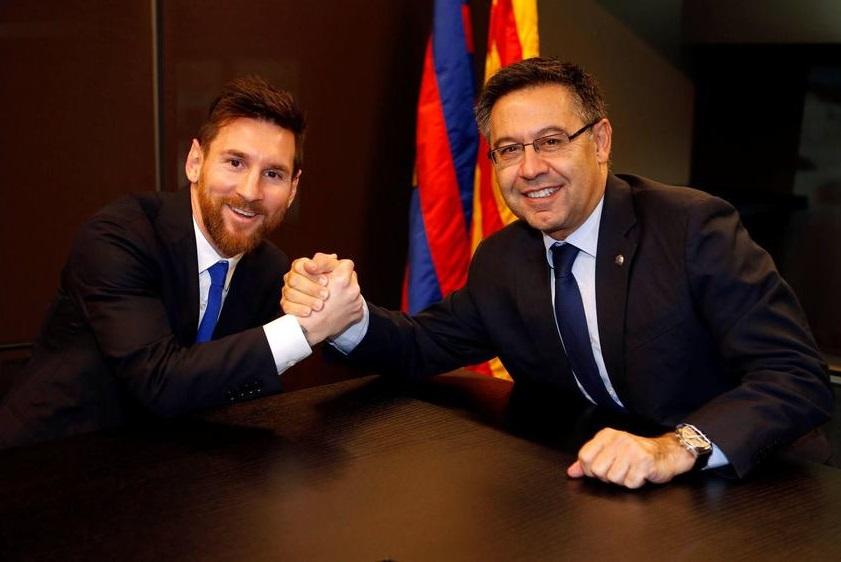 "Messi "Barselona"dan heç vaxt getməyəcək" - Bartomeu