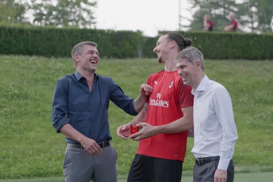 Zlatan futbolçuları güldürdü – Video