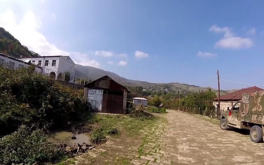 Xocavəndin işğaldan azad olunan kəndlərinin görüntüləri -  Video