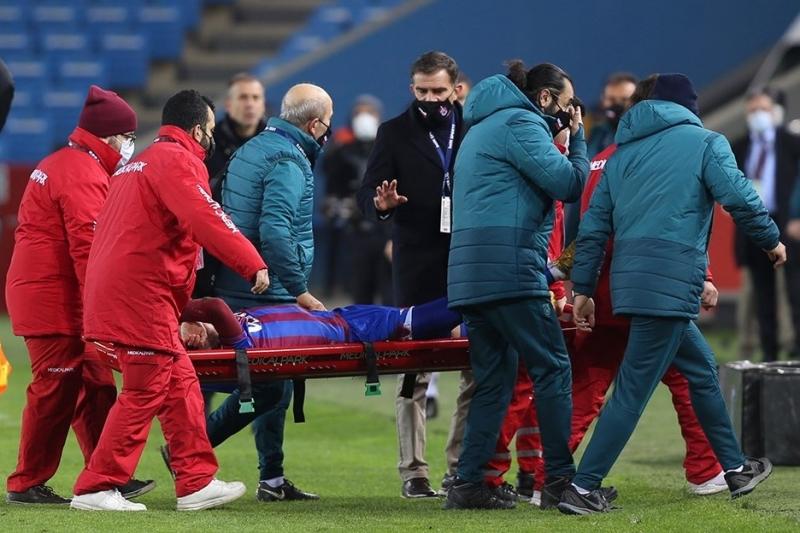 "Trabzonspor"un futbolçusunun ayağı qırıldı