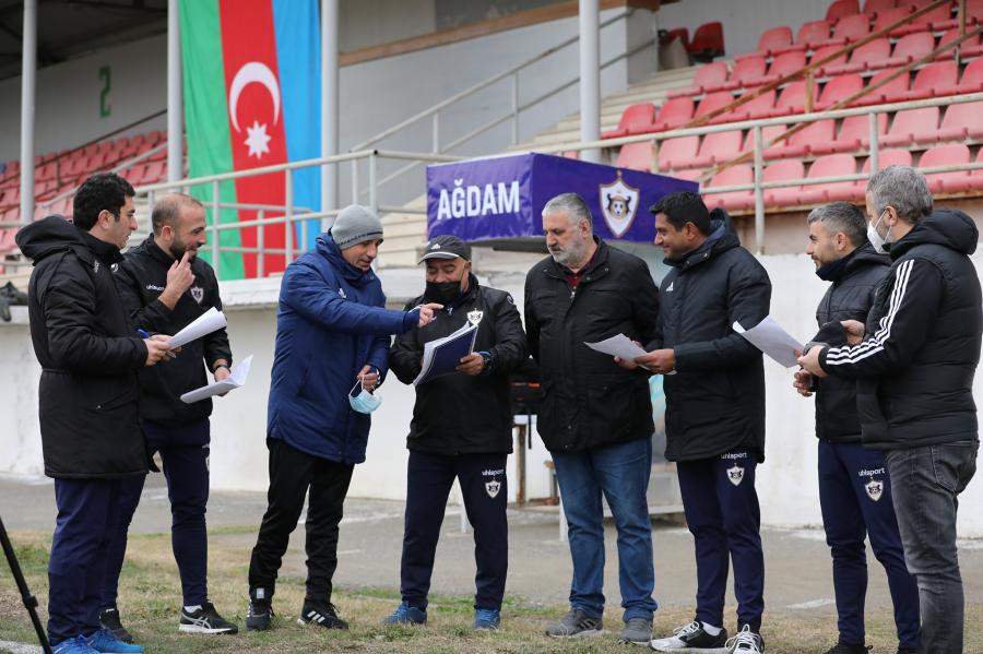 “Qarabağ” Ağdamda futbolçu seçir -  Şəkillər