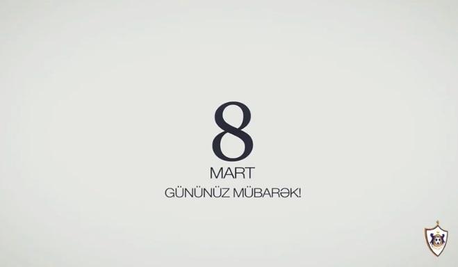 "Qarabağ"dan duyğusal 8 Mart təbriki -  Video