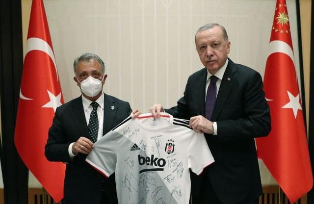 Ərdoğan "Beşiktaş"ı qəbul etdi -  Şəkillər