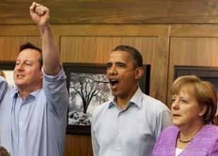Obama və Kameron sevindi, Merkel üzüldü (FOTO)