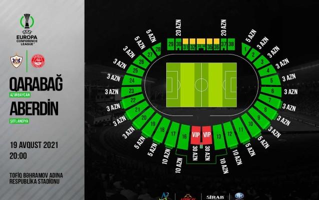 “Qarabağ” – “Aberdin” matçının biletləri satışa çıxarılır -