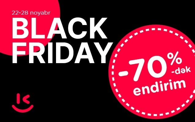 Əsl “Black Friday” kampaniyası “Kontakt”da - 70 faizədək endirimlər