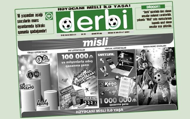 Azərbaycanda "Derbi" qəzeti fəaliyyətə başlayıb