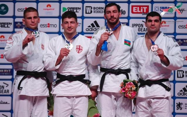 Azərbaycan cüdoçuları Avropa çempionatını 3 medalla başa vurdu