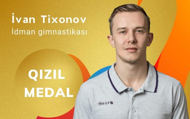 Gimnastlarımızdan 1 qızıl və gümüş medal -