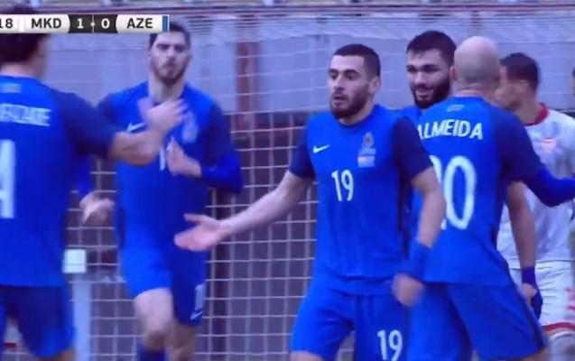 Elvin Cəfərquliyev millidəki ilk qolunu vurdu