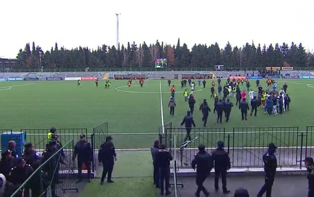 Tovuzda futbolçular arasında dava düşdü - Şəkillər