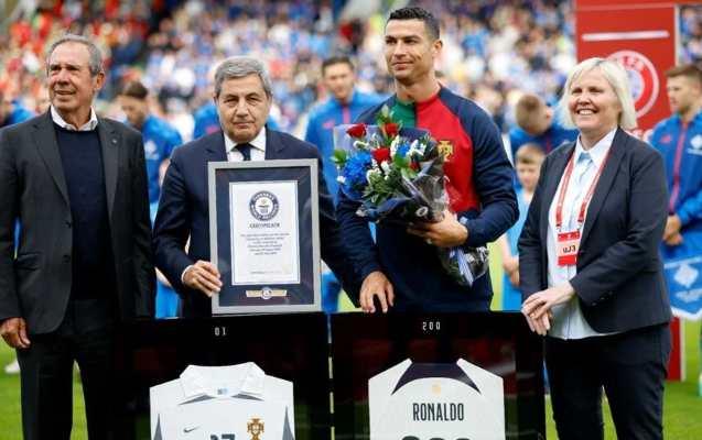 Ronaldo Ginnesin Rekordlar Kitabına düşdü -