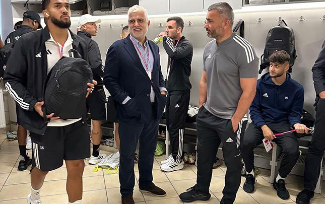 Tahir Gözəl "Rakov"la oyundan öncə "Qarabağ"ı ziyarət etdi