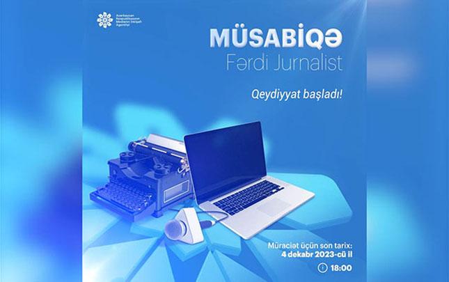 MEDİA jurnalistlər üçün yeni müsabiqə elan etdi