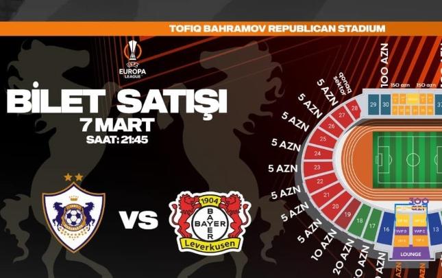 “Qarabağ” - "Bayer” oyununun biletləri satışa çıxarılır