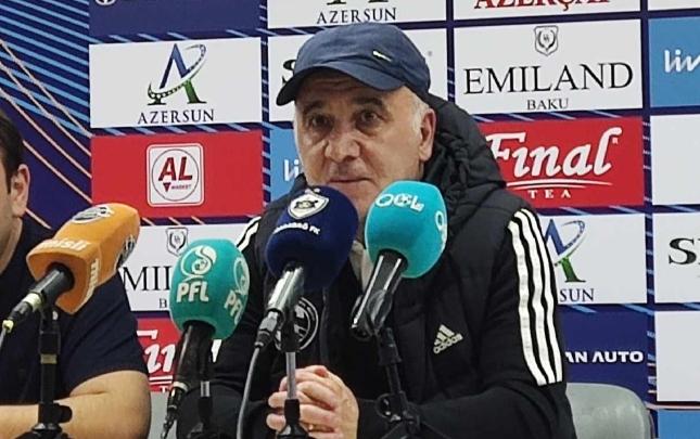 Şahin Diniyev: "Futbolçularım "Qarabağ"dan çəkindilər"