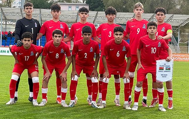 Azərbaycanın U-15 millisi uduzdu