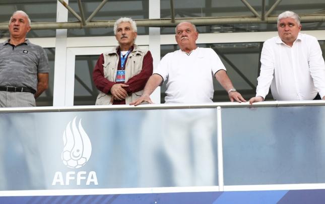 AFFA-nın baş katibi "Sabahın Ulduzları" matçını izləyib - Şəkil