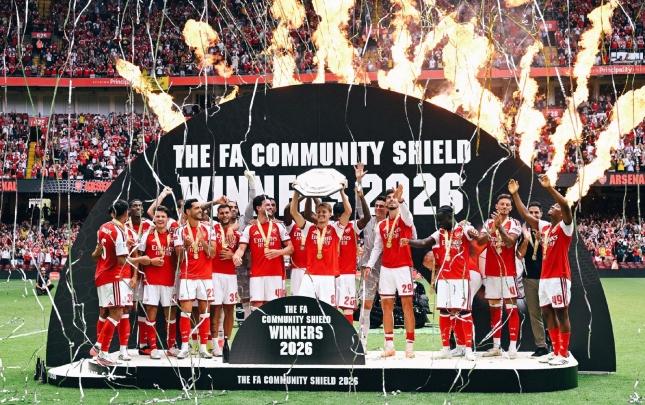 "Arsenal" 18-ci dəfə İngiltərə Superkubokunun qalibi oldu