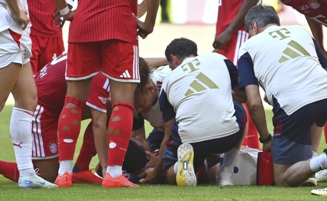 Son matçlarında huşunu itirən futbolçudan xəbər var