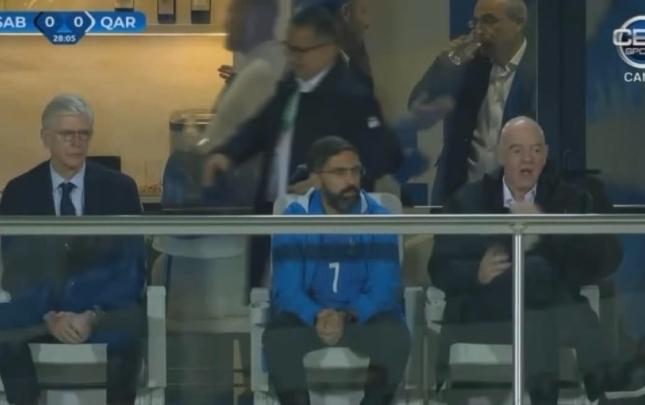 İnfantino və Venger “Sabah” - “Qarabağ” oyununda - Video