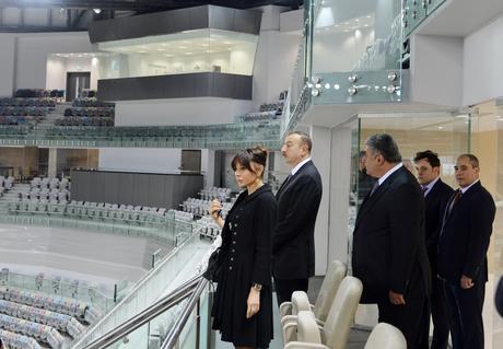 Prezident İlham Əliyev Gimnastika Arenasında (FOTOLAR)