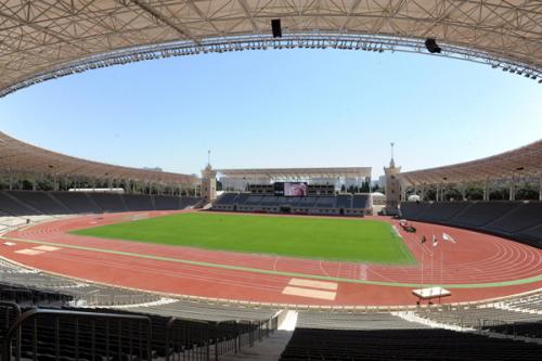 "Qarabağ"ın oyununun mühafizəsində qadın polislər 