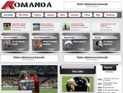 Komanda.az gəldi