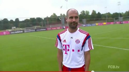 Qvardiola Müllerlə yarışdı (VİDEO)