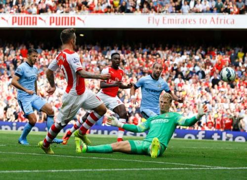 "Arsenal" "Mançester Siti" ilə bərabərə qaldı, "Çelsi" qalib gəldi