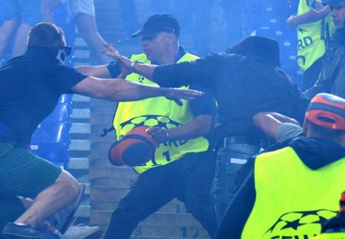 "Roma" - CSKA matçında insident