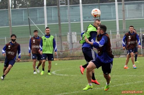 "Qarabağ" Milanda ilk məşqinə çıxdı