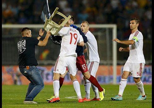 "Qarabağ"ın futbolçusu Serbiyada insidentlə üzləşdi (VİDEO)