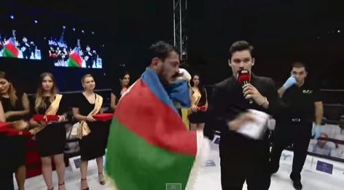 Zabit Səmədov iranlı rəqibini məğlub etdi (VİDEO)