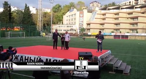 "Neftçi"nin futbolçusu ən yaxşı müdafiəçi seçildi (VİDEO)