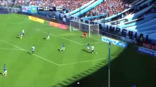 Argentinalı futbolçu elə qol vurdu ki...(VİDEO)