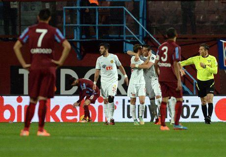 "Trabzonspor" doğma meydanda uduzdu