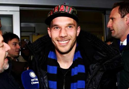 Podolski rəsmən "İnter"də