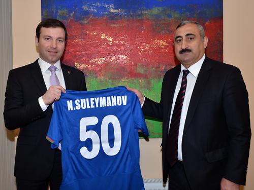 AFFA Nazim Süleymanovun yubileyini təbrik etdi