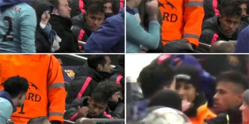 Neymar az qala dalaşacaqdı (FOTO, VİDEO)