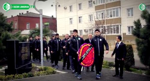 "Xəzər Lənkəran" Xocalı qurbanlarının xatirəsini yad etdi (VİDEO)