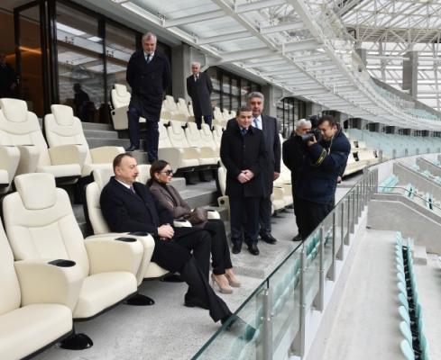 Ən nəhəng stadionumuzun açılışı (FOTOLAR)
