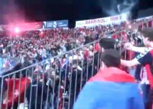 Albaniya - Ermənistan matçında Türkiyə bayrağı (FOTO, VİDEO)