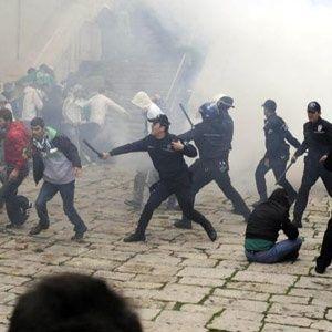 "İsmət İnönü" stadionunda qan töküldü (FOTO)
