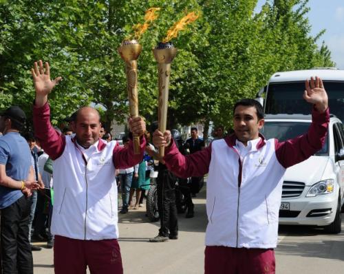 "Bakı-2015"in məşəli Xocavənddə (FOTOLAR)