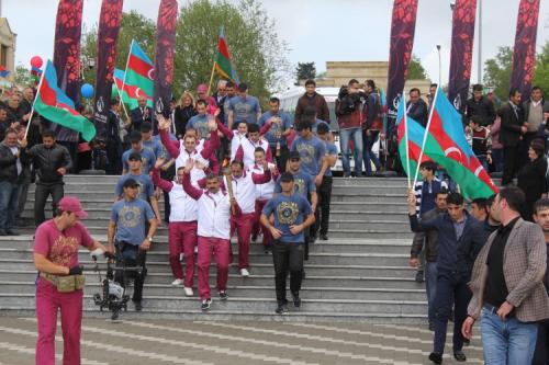 Avropa Oyunlarının məşəli Göygöldə (FOTOLAR)