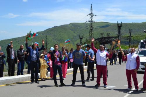 "Bakı-2015"in məşəli Daşkəsəndə (FOTOLAR)