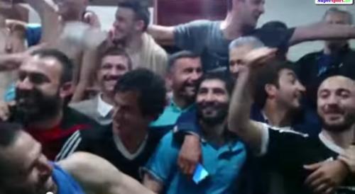 "Qarabağ"ın sevinci paltardəyişmə otağında (VİDEO)